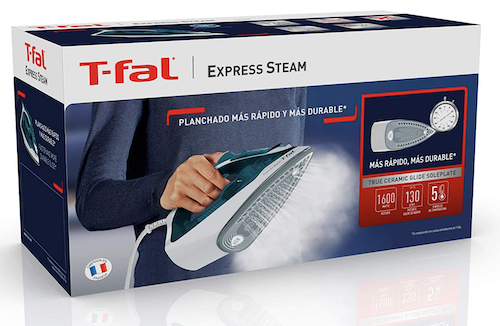 Plancha Tfal Express Steam Suela de Cerámica FV2830X0