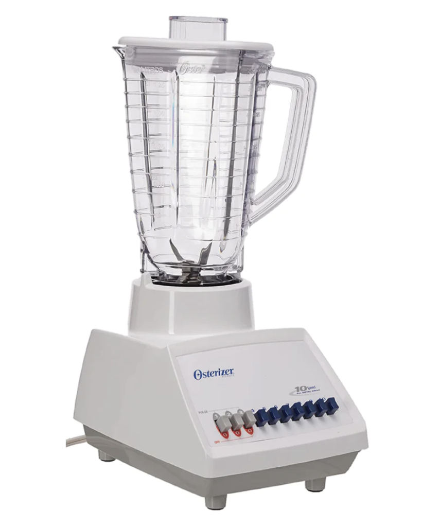 Licuadora Oster 10 Vel. Vaso de Vidrio  Blanca 2178225
