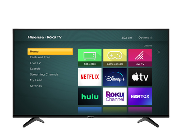 Pantalla Hisense 65" 4K UHD con Roku 65R6E4