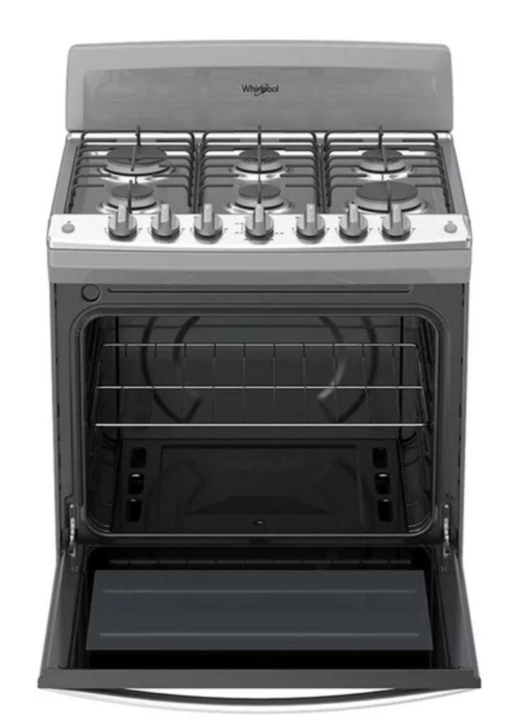 Estufa Al Piso 30" 6 Quemadores Whirlpool WFR3000S