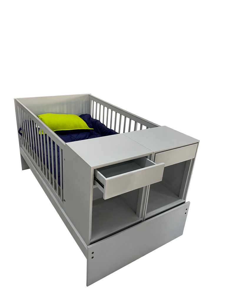 [BERLIN] Cama Cuna Aubert Contemporánea 2 Cajones BERLIN
